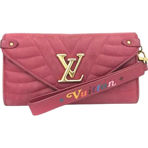 Louis Vuitton Handbags - 642340BS (X5) Louis Vuitton Wallet Long New Wave Pink Leather
